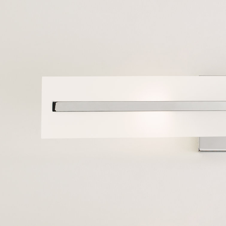 Dex Chrome 2-Light Outdoor Vanity with Satin Etched Glass