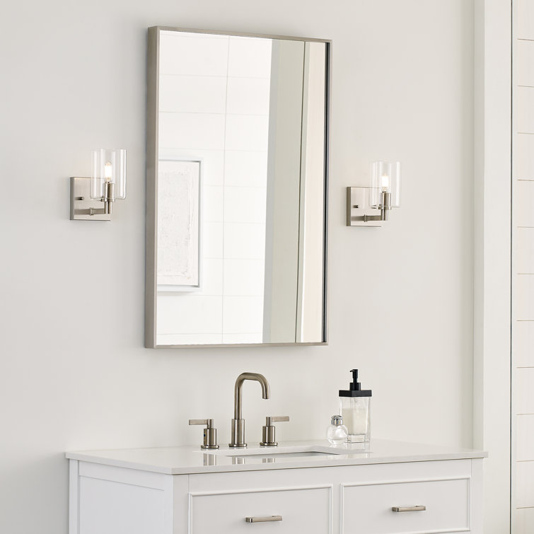 Haines Brushed Nickel Single Light Dimmable Wall Sconce