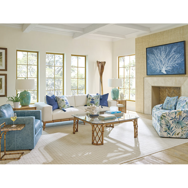 Bronze and Driftwood Coastal Accent Table with Capiz Shell Top