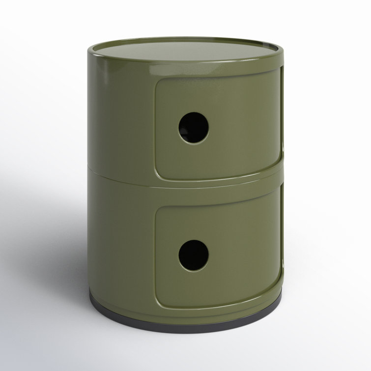 Kartell Componibili by Anna Castelli Ferrieri 12.5" Green Modular Storage Unit