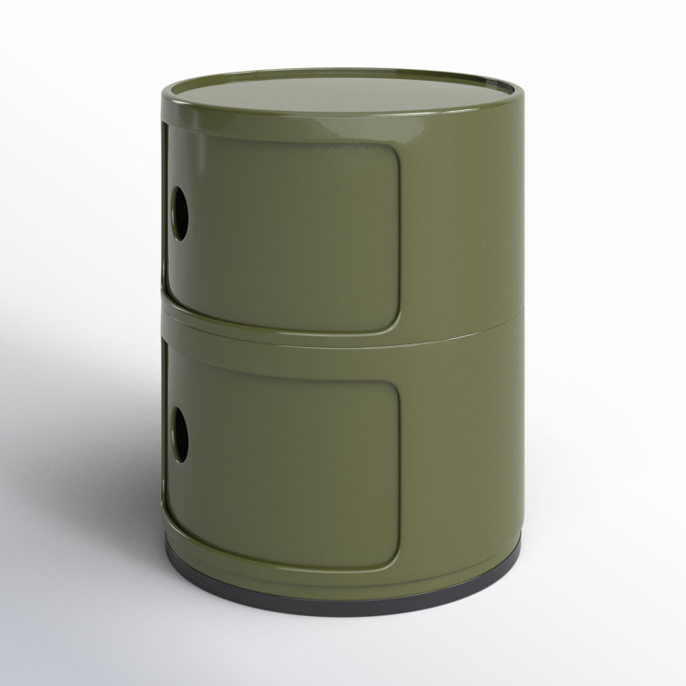 Kartell Componibili by Anna Castelli Ferrieri 12.5" Green Modular Storage Unit