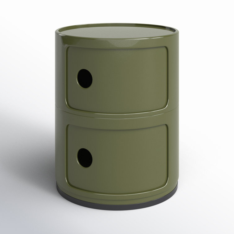 Kartell Componibili by Anna Castelli Ferrieri 12.5" Green Modular Storage Unit