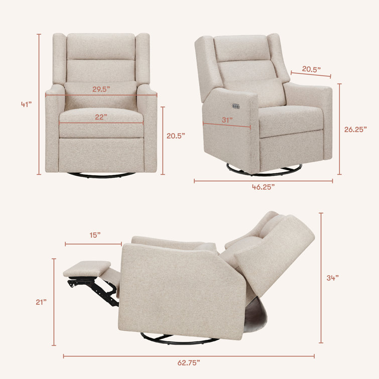 Beach Eco-Weave Swivel Recliner with Adjustable Headrest