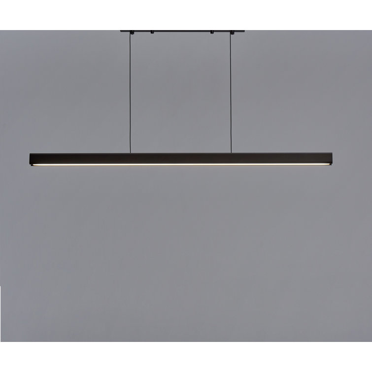 Mumu XL Black Aluminum & Brass LED Pendant Light