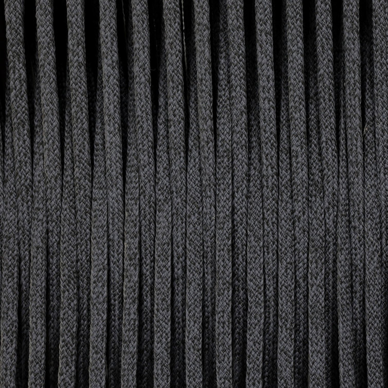 Bronze and Dark Gray Rope Outdoor Dining Chair with Cushions