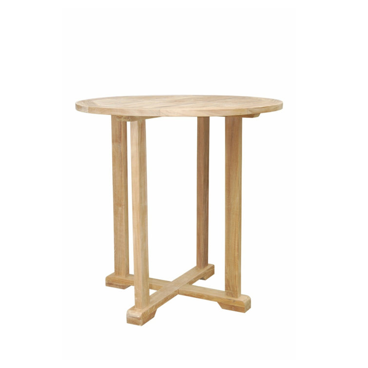 Bahama 39'' Round Teak Outdoor Bar Table