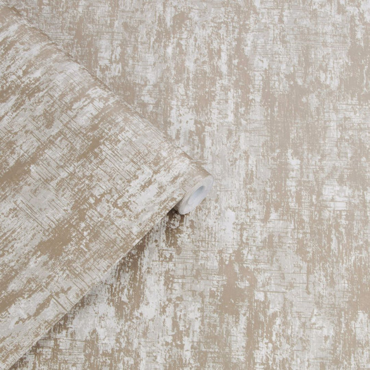 Whinfell Champagne Metallic Removable Washable Wallpaper