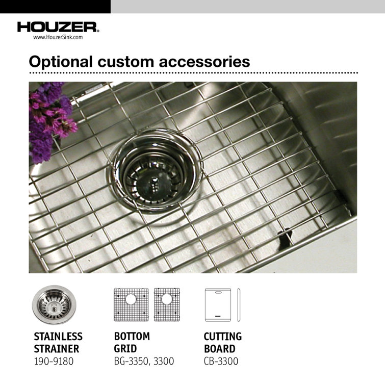 Bellus 34'' Stainless Steel Double Bowl Drop-In Kitchen Sink