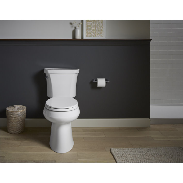 White Round High Efficiency Free Standing Toilet
