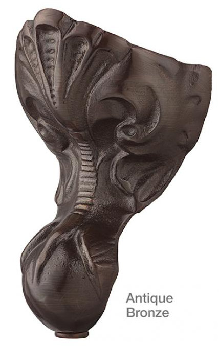 54'' Antique Bronze Clawfoot Freestanding Cast Iron Bathtub