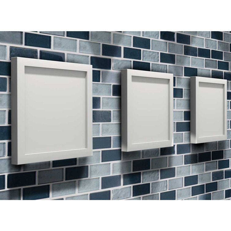 Landscape Gray Glass Mosaic Tile for Kitchen and Bathroom