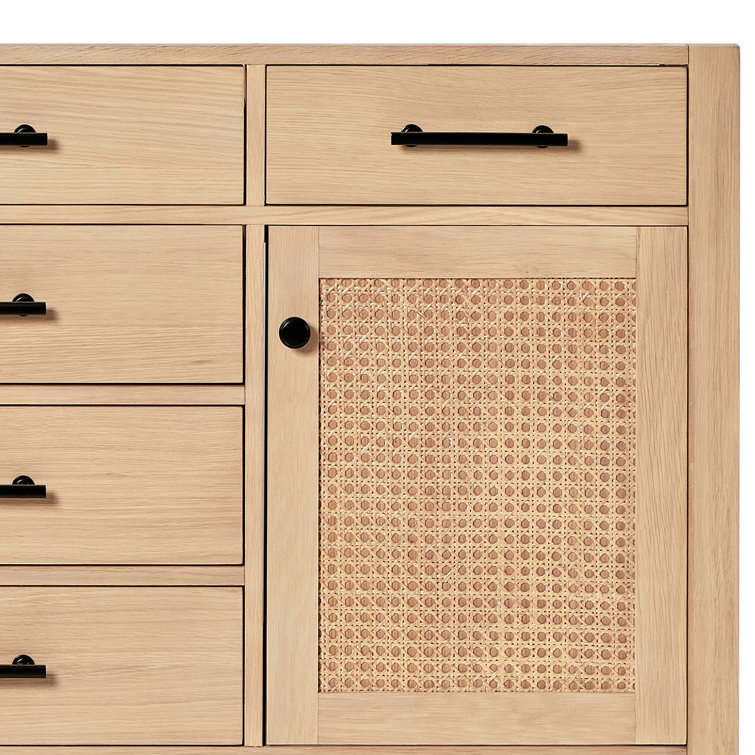 Camila 60" Light Brown Oak Freestanding Vanity Base