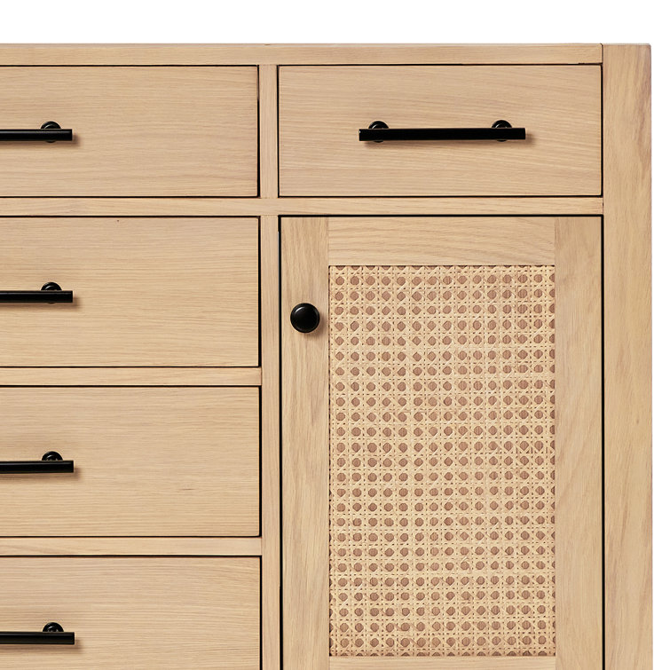 Camila 55" Light Brown Wood Single Sink Vanity with White Quartz Top