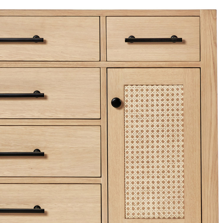 Camila 48" Light Oak Single Sink Vanity with Carrara Quartz Top