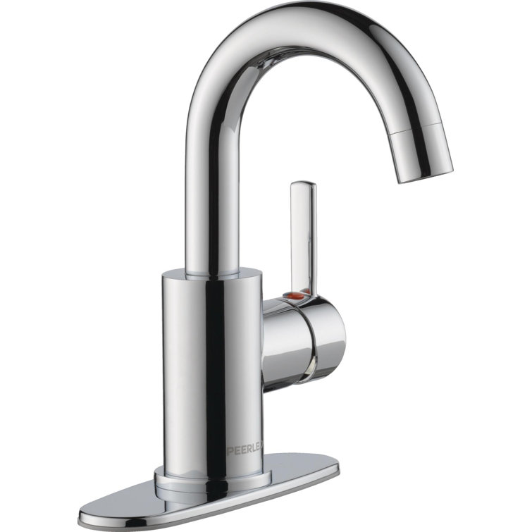 Precept Polished Chrome Single-Handle Modern Bathroom Faucet