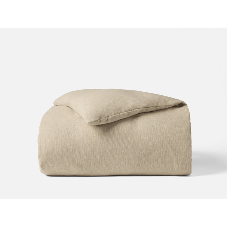 Undyed Organic Cotton Full/Queen Flannel Duvet Cover