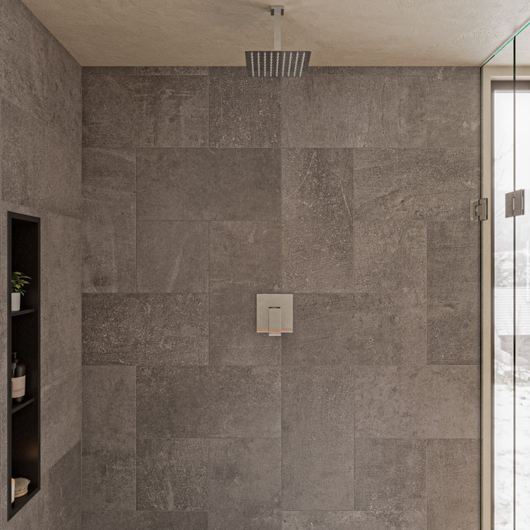 Polished Chrome 6" Square Ceiling Shower Arm