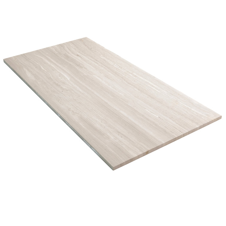 Gray 12" x 24" Honed Marble Look Wall & Floor Tile