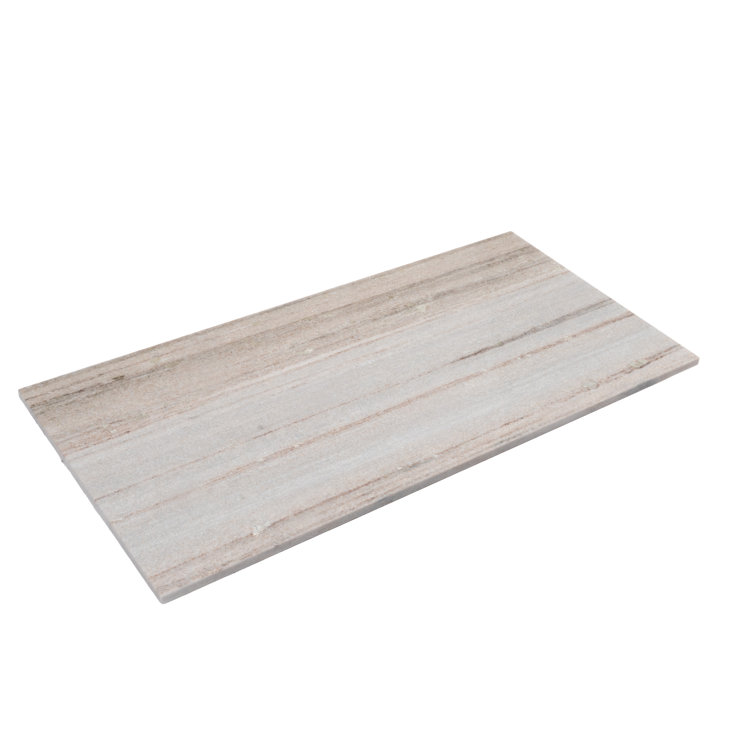 Beige 12" x 24" Honed Marble Subway Tile