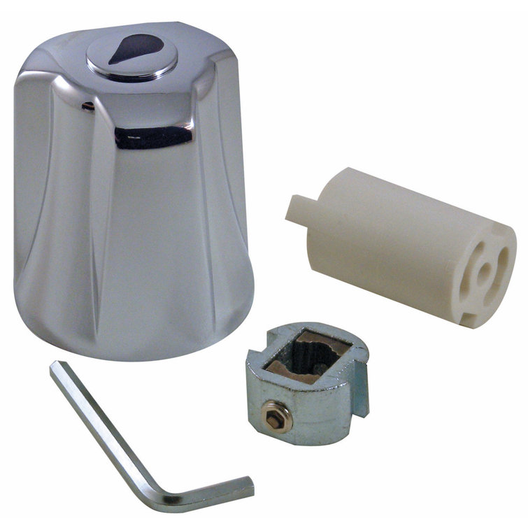Large Chrome Universal Tub and Shower Diverter Handle
