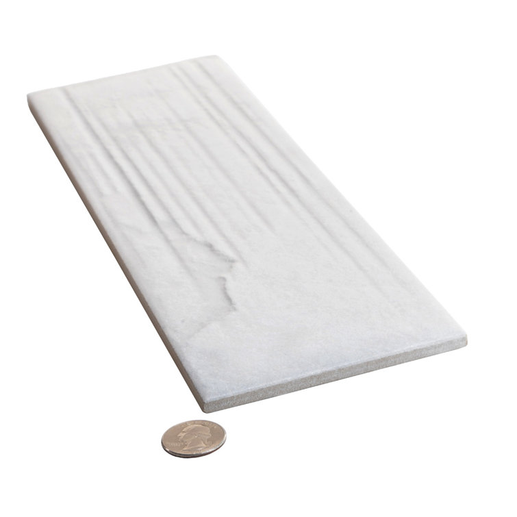 White Matte Porcelain Rectangular Subway Wall & Floor Tile