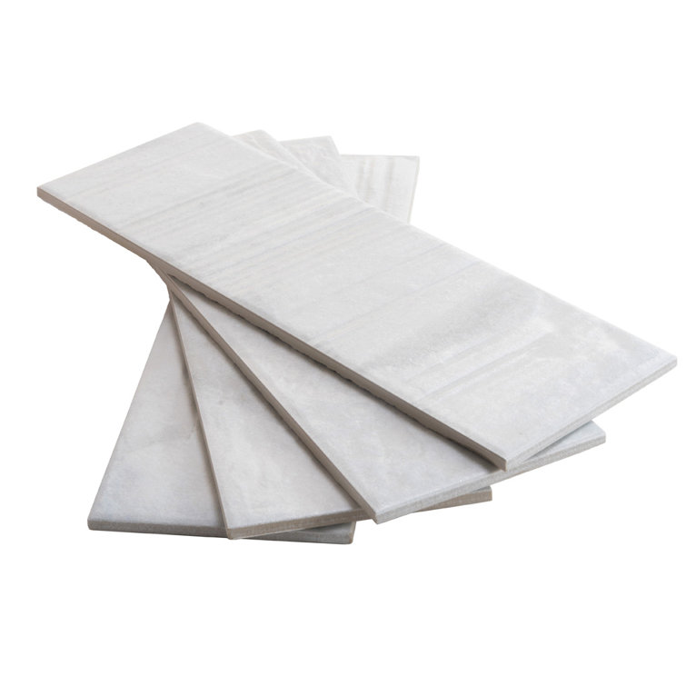 White Matte Porcelain Rectangular Subway Wall & Floor Tile