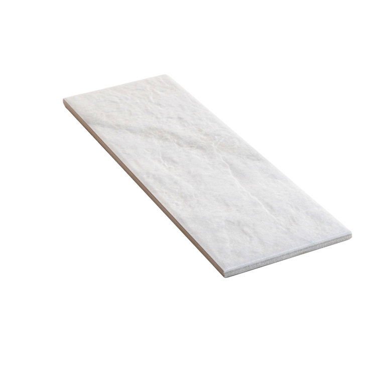 White Matte Porcelain Rectangular Subway Wall & Floor Tile