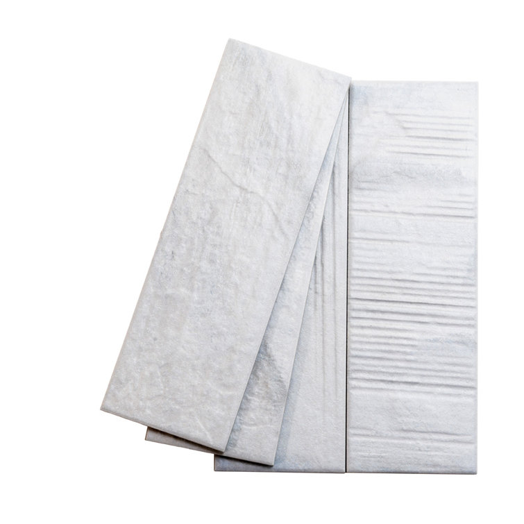 White Matte Porcelain Rectangular Subway Wall & Floor Tile