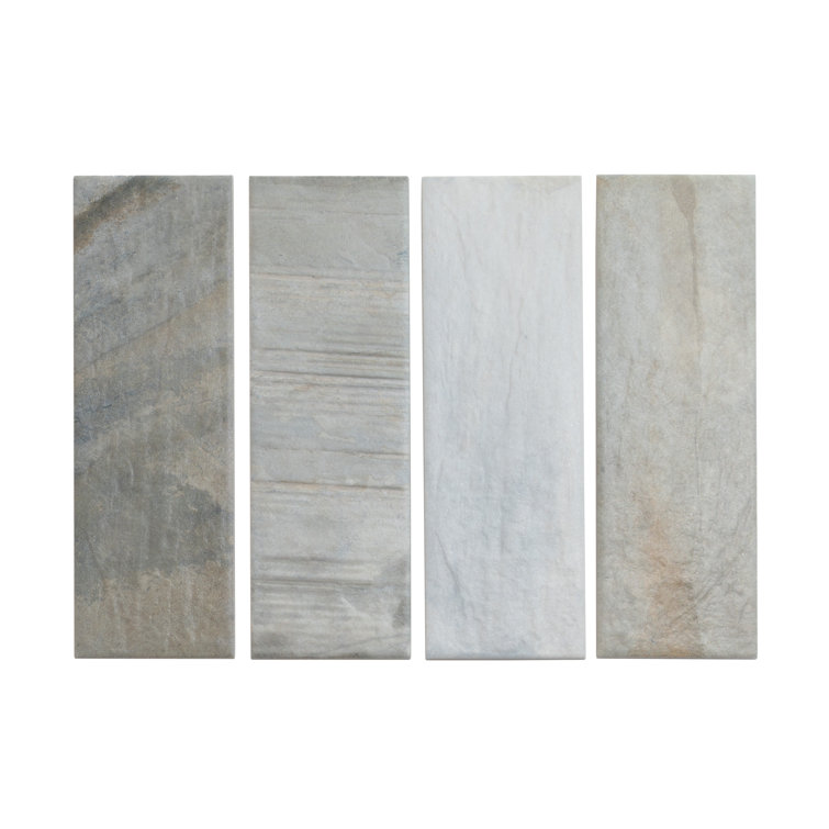 Apollo 4" x 12" Matte Brown Porcelain Subway Tile