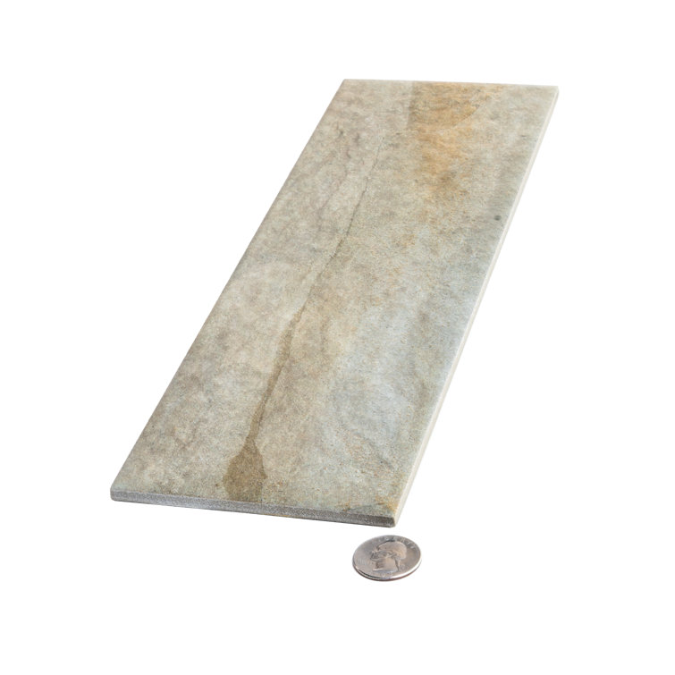 Apollo 4" x 12" Matte Brown Porcelain Subway Tile