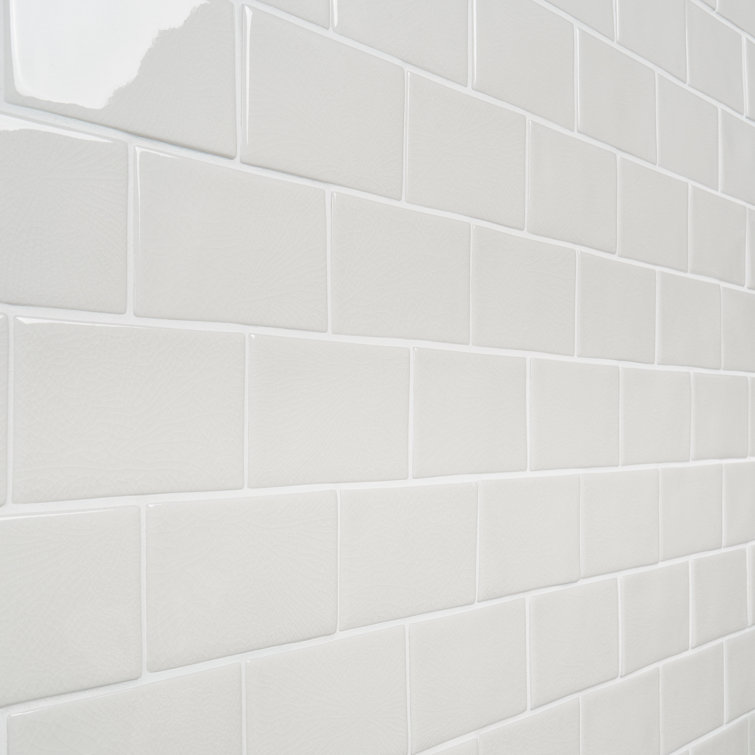 Glacier White 3" x 6" Matte Ceramic Subway Tile
