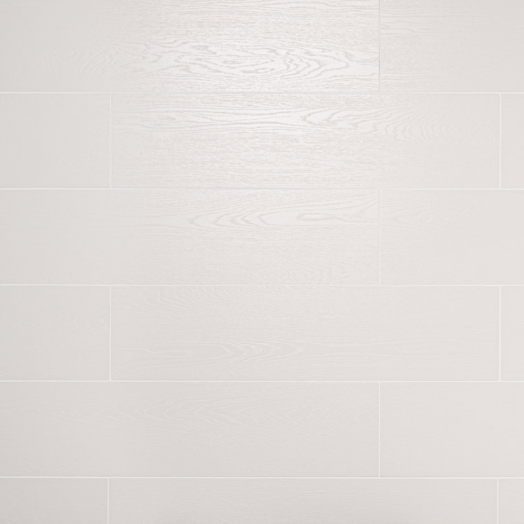 Blanco 8x36 White Matte Porcelain Wood Look Tile