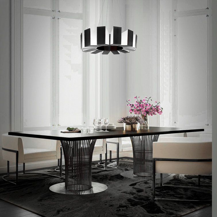 Aged Brass 22-Light LED Drum Chandelier with Sanded Acrylic Diffuser