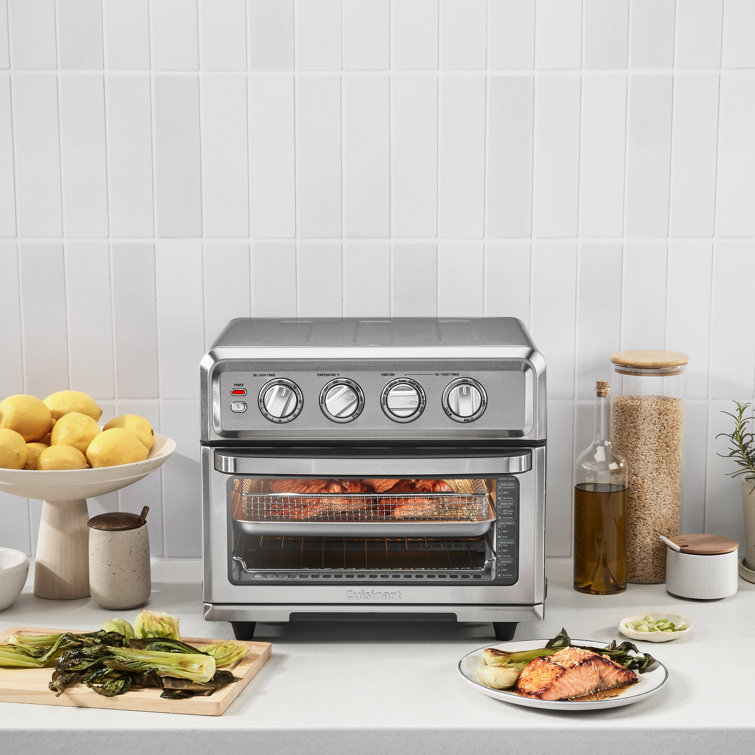 Compact Stainless Steel Air Fryer Toaster Oven with Grill