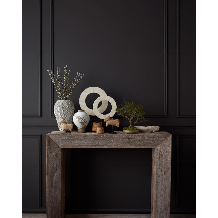 Kanor Reclaimed Wood Whitewash Console Table