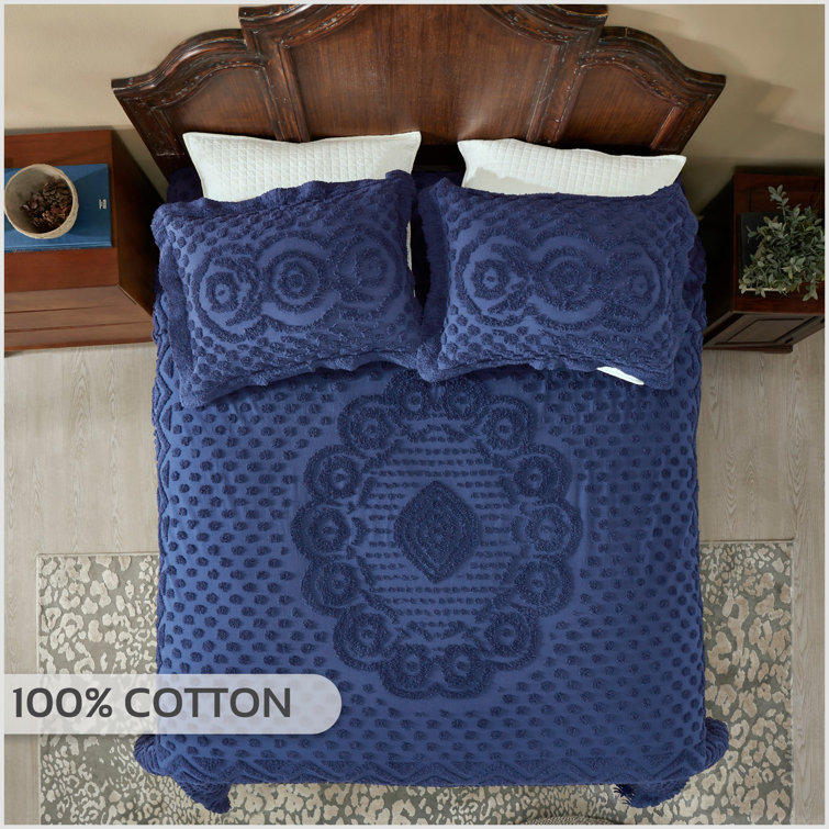 Sage Serenity 100% Cotton Full Bedspread Set