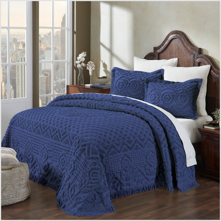 Sage Serenity 100% Cotton Full Bedspread Set
