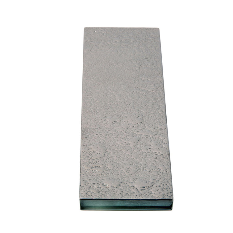 2" x 8" Black Metallic Glass Subway Wall & Floor Tile