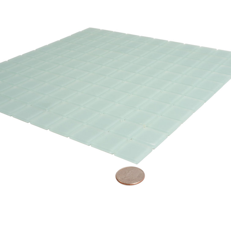 Ice 4x4 Matte Glass Mosaic Tile for Walls and Floors