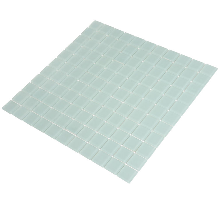 Ice 4x4 Matte Glass Mosaic Tile for Walls and Floors