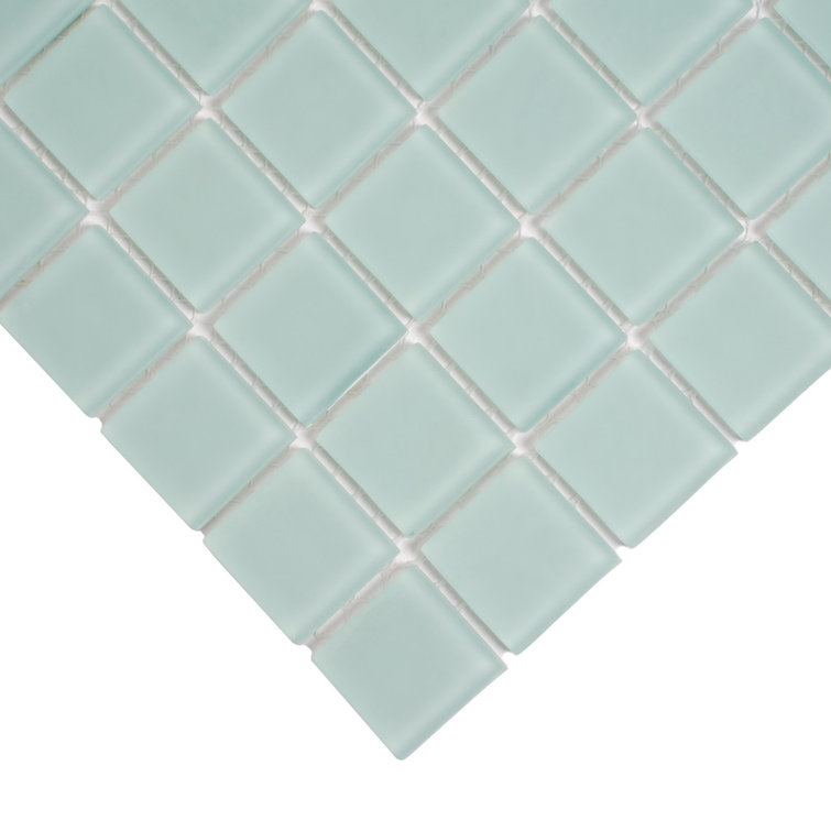 Ice 4x4 Matte Glass Mosaic Tile for Walls and Floors