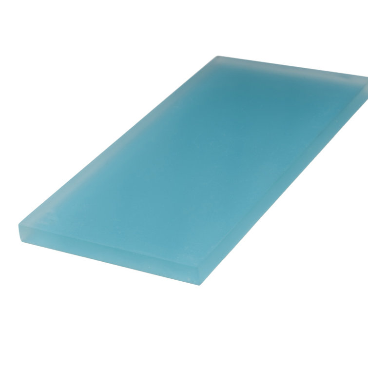 Laguna Blue 3" x 6" Matte Glass Subway Tile