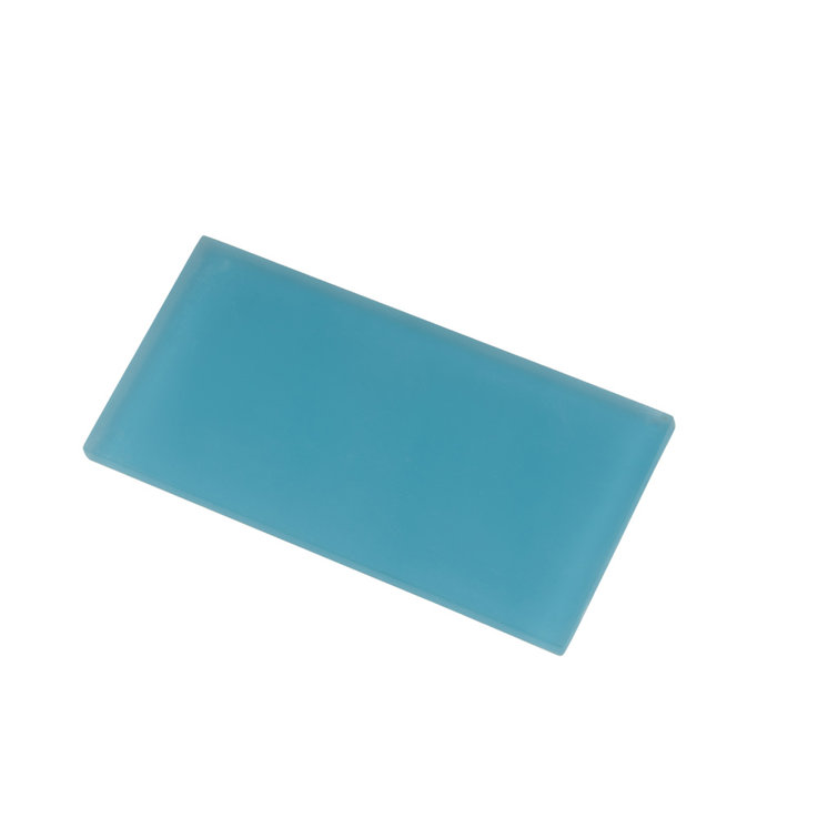 Laguna Blue 3" x 6" Matte Glass Subway Tile