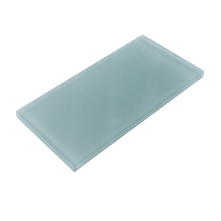 Glacier Gray 3" x 6" Matte Glass Subway Tile