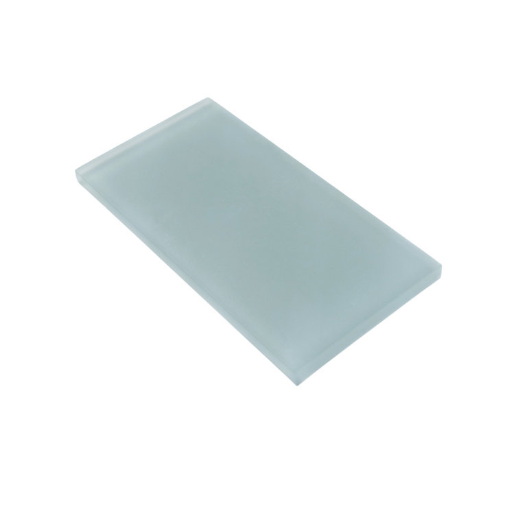 Glacier Gray 3" x 6" Matte Glass Subway Tile