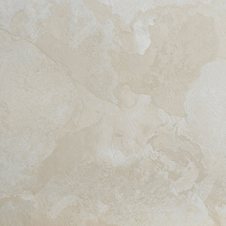 Tivoli 12" x 12" White Slate Self-Adhesive Vinyl Floor Tiles