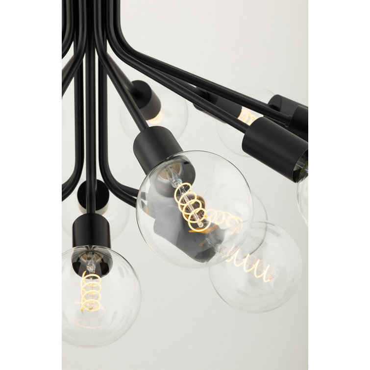 Mitzi Drea 38'' Soft Black Sputnik Chandelier