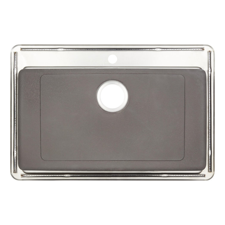 Melbrook 33" Stainless Steel Drop-In Workstation Sink