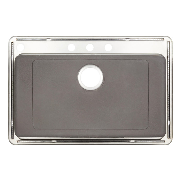Melbrook 33" Stainless Steel Drop-In Workstation Kitchen Sink