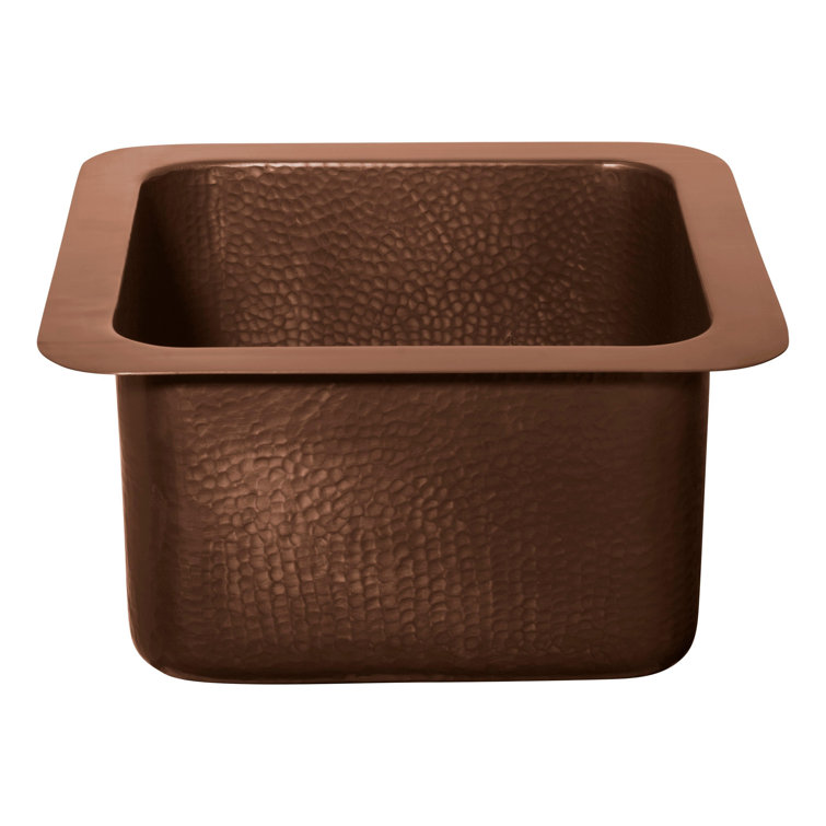 Merrick 15" Antique Copper Drop-In Single Basin Sink